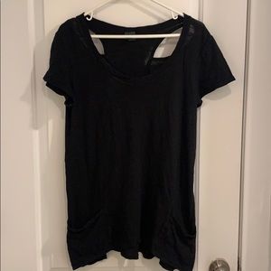 Left of Center cutout tee